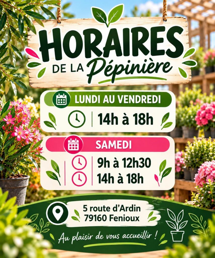 pépinières à Bressuire